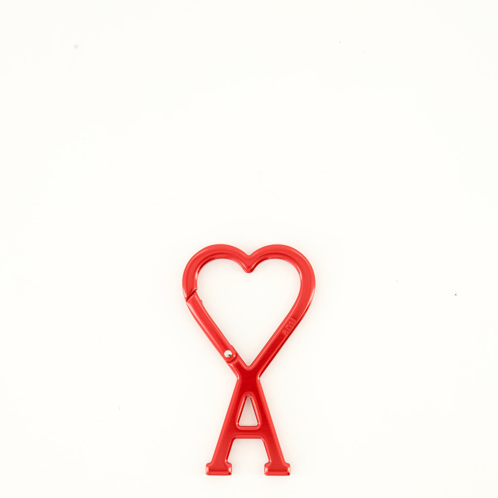 Lifestyle Red Heart AMI Carabiner Keychain Ami PARIS Rouge Unisexe