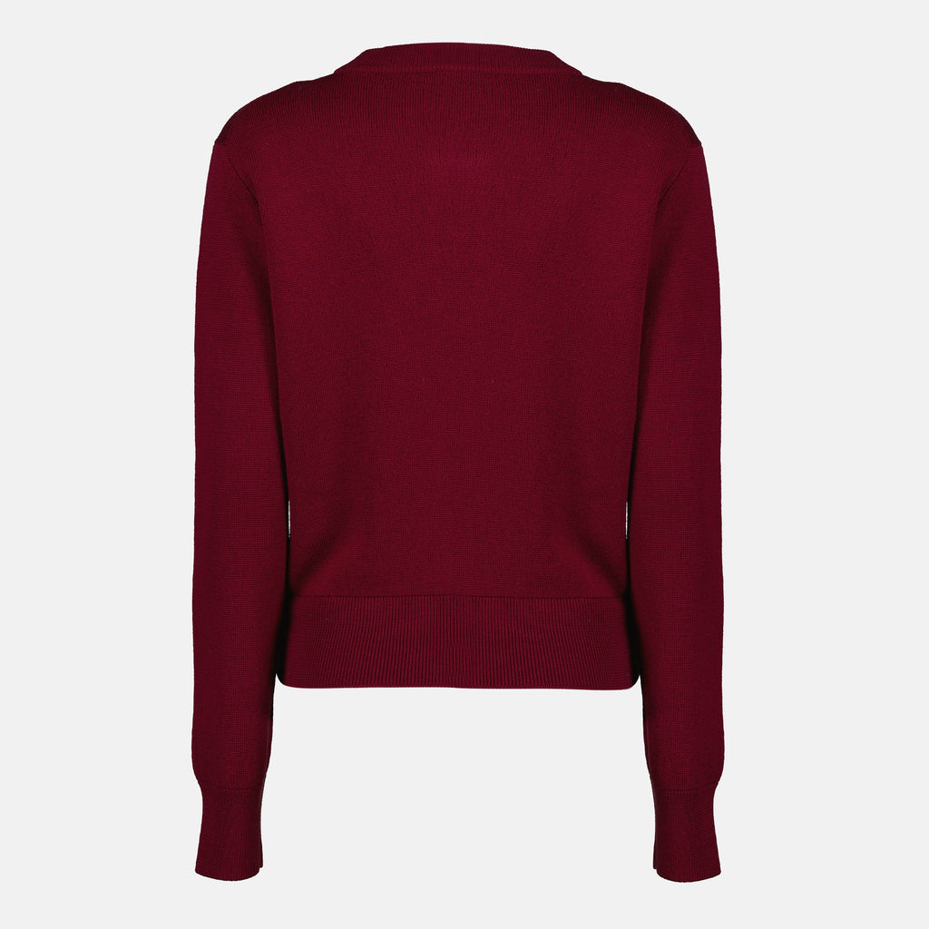 Image de l'article Cardigan AMI de coeur de la marque Ami PARIS pour Femme - Saison Automne-Hiver 2025 - Vue détaillée_2