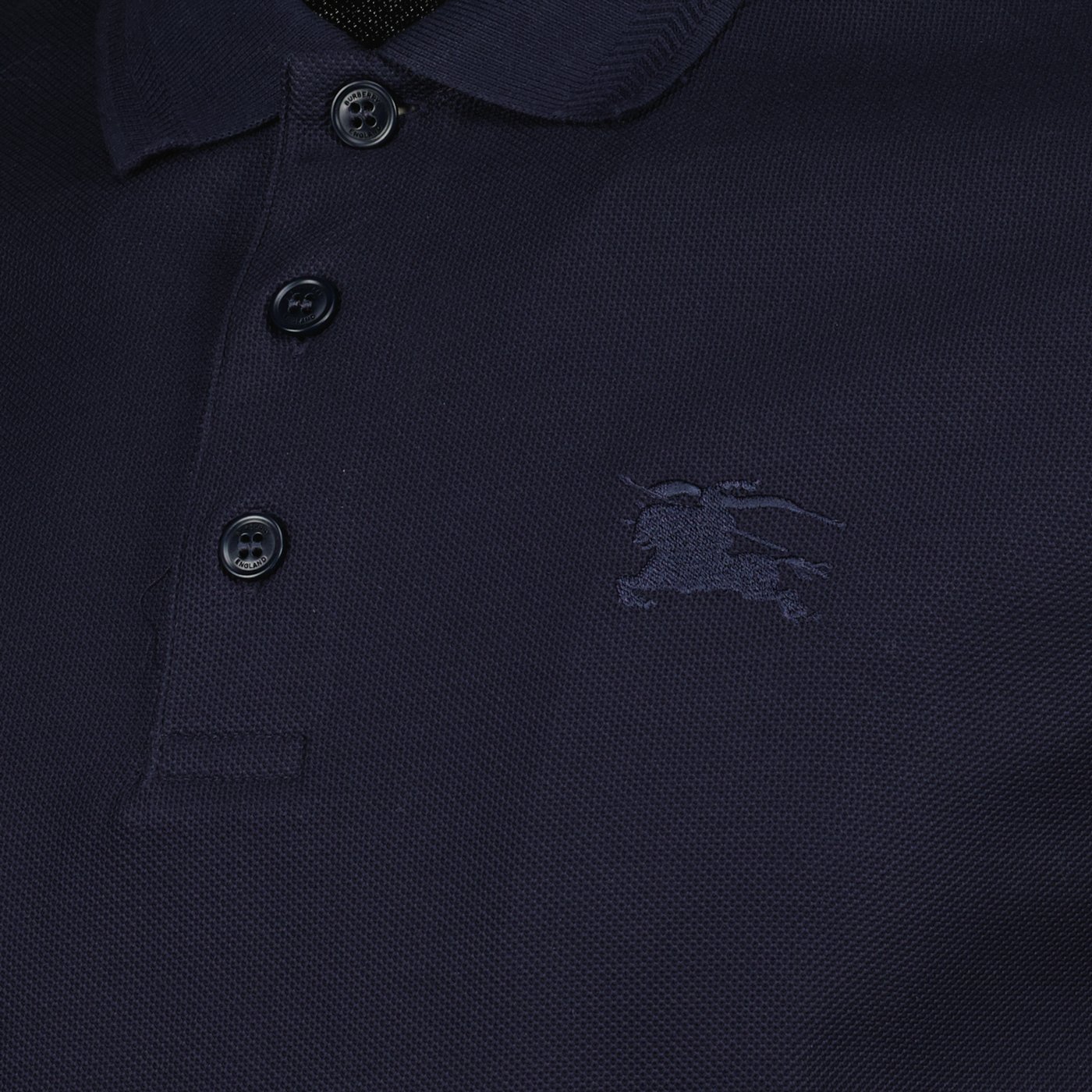 Polos Polo de algodón Burberry azul oscuro Homme