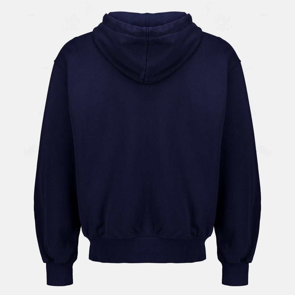 Sweatshirts ネイビーブルー スローガン ジップ スウェットシャツ Drole De Monsieur Bleu foncé Homme