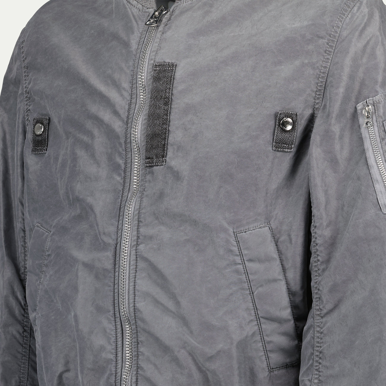 Jackets Bomber en nylon Sacai Gray Homme