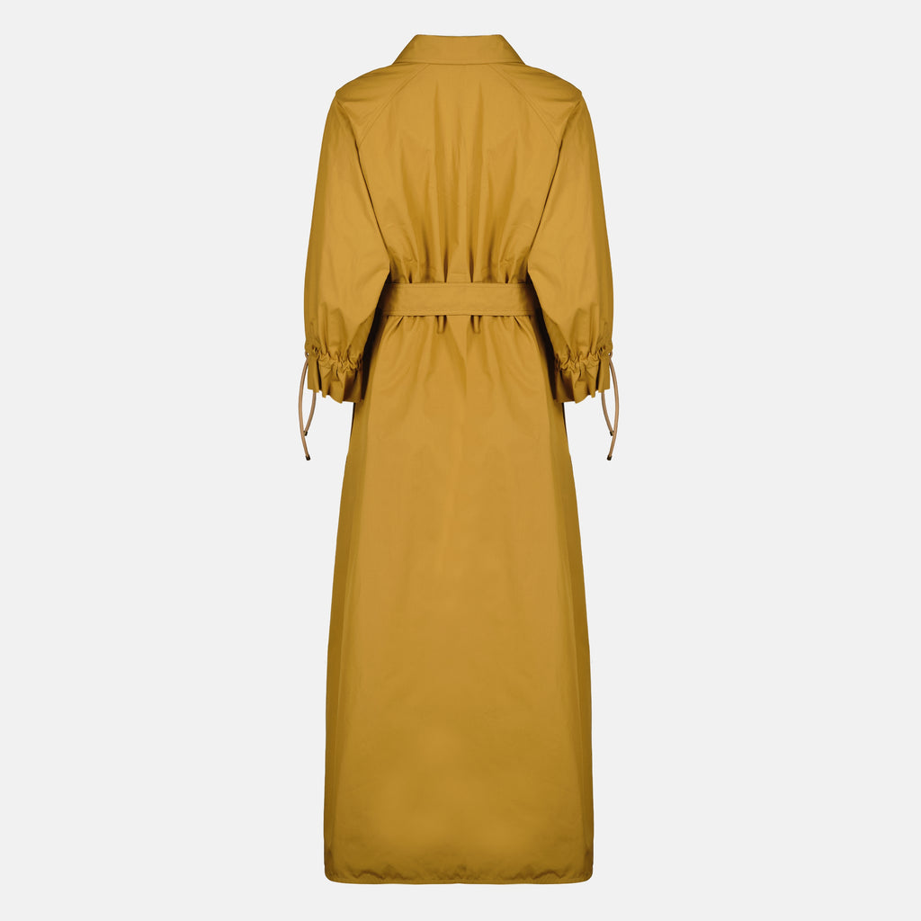 Immagine dell'articolo Vestito marrone in popeline di cotone del marchio Max Mara per Donna - Stagione Primavera-Estate 2026 - Vista Posteriore