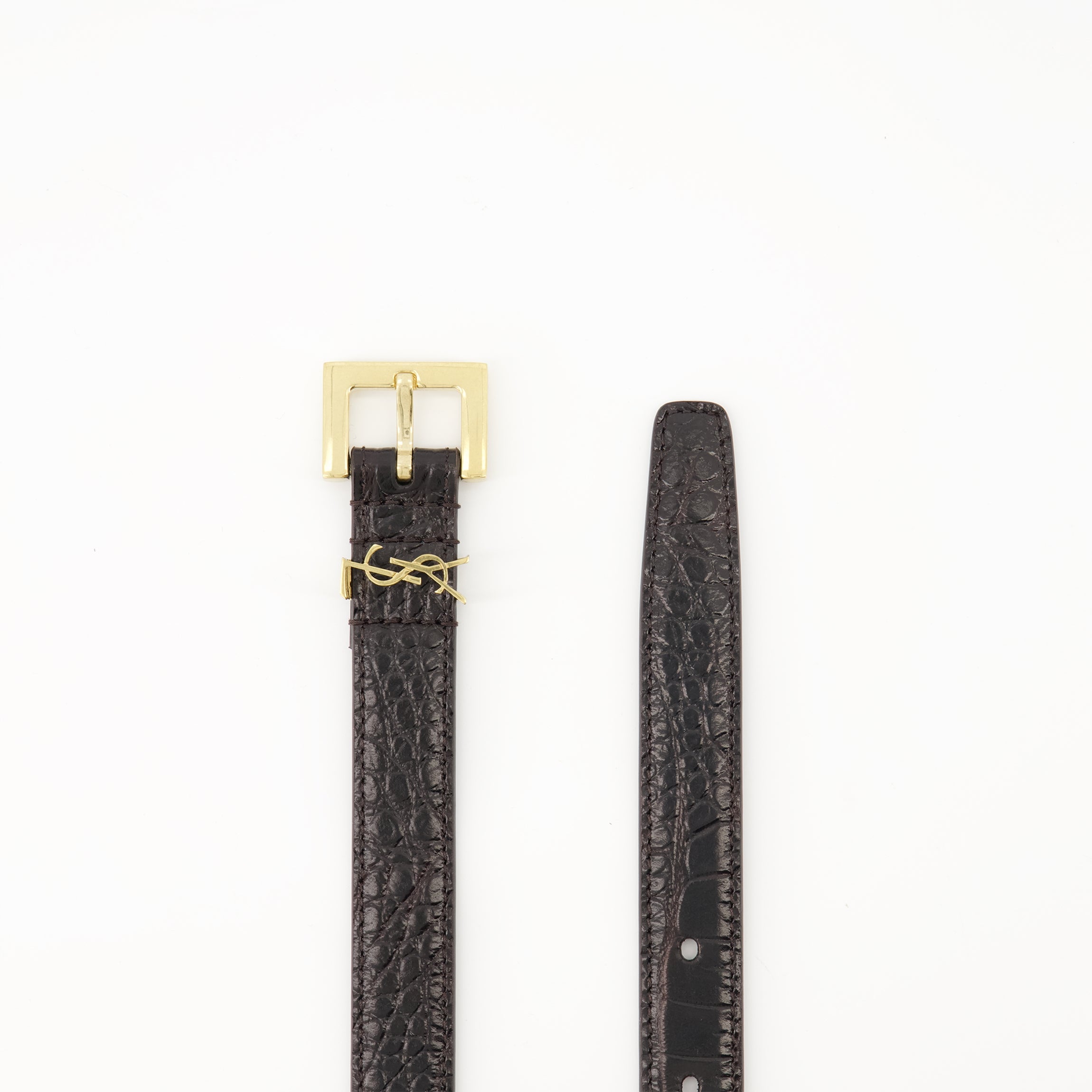 Ceintures Ceinture Cassandre Saint Laurent Noir Femme