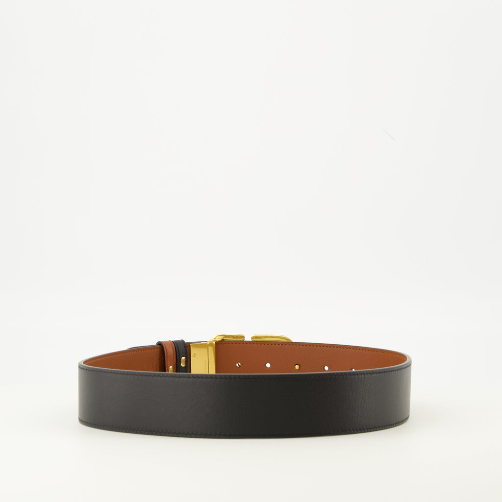 Imagem do artigo Cinto Vlogo reversível da marca Valentino Garavani para Mulheres - Temporada Outono-Inverno 2025 - Vista Traseira