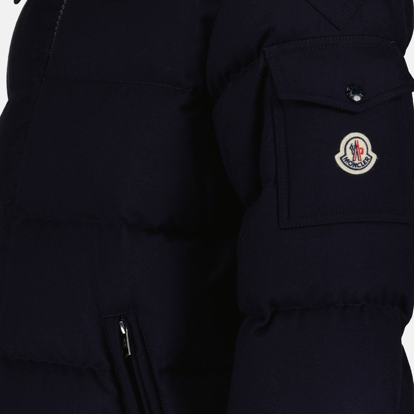 Manteaux Doudoune Montgenevre Moncler Bleu foncé Homme