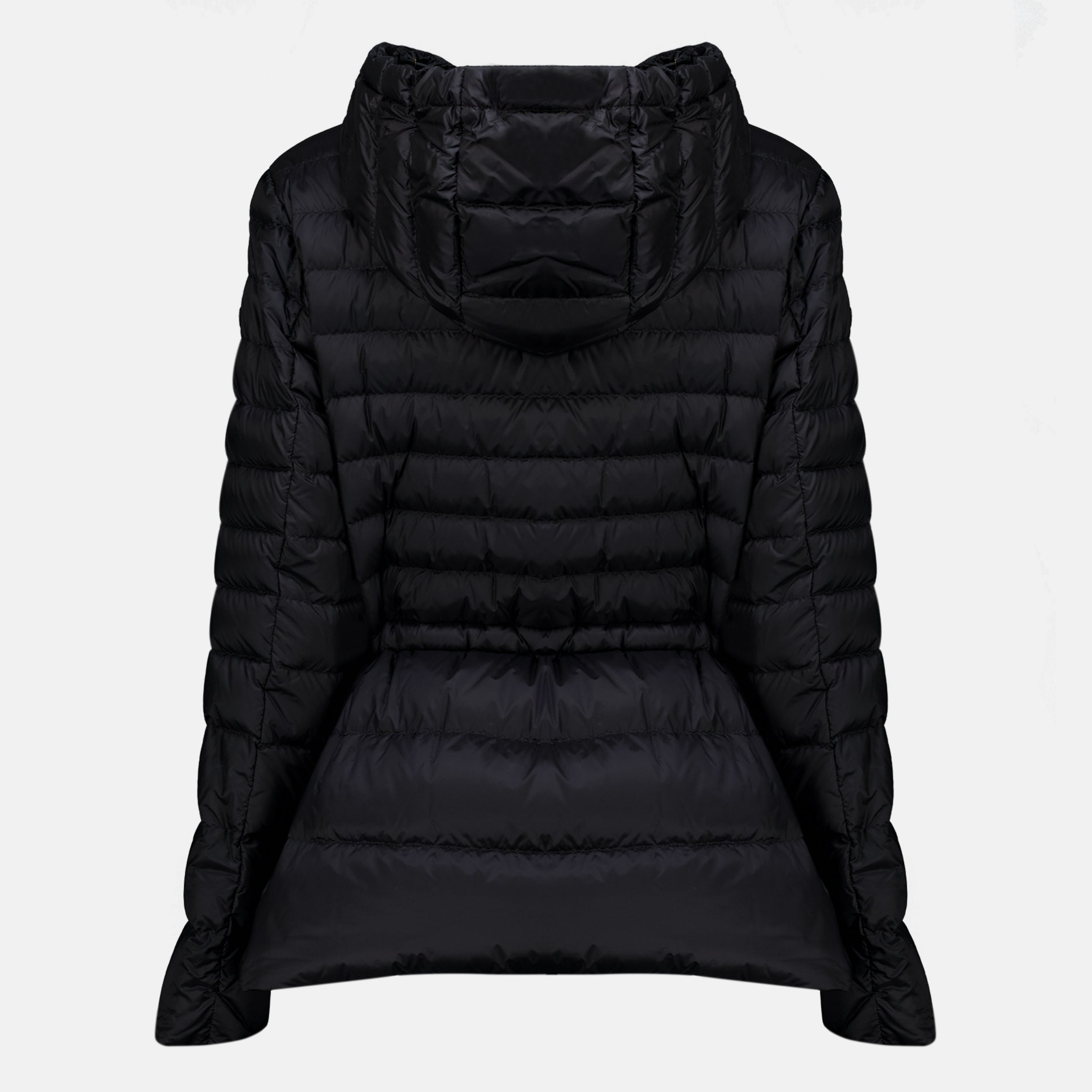 Manteaux Doudoune Raies noir Moncler Noir Femme