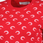 T-shirts Moon boucle top rosso Marine Serre Rouge Femme