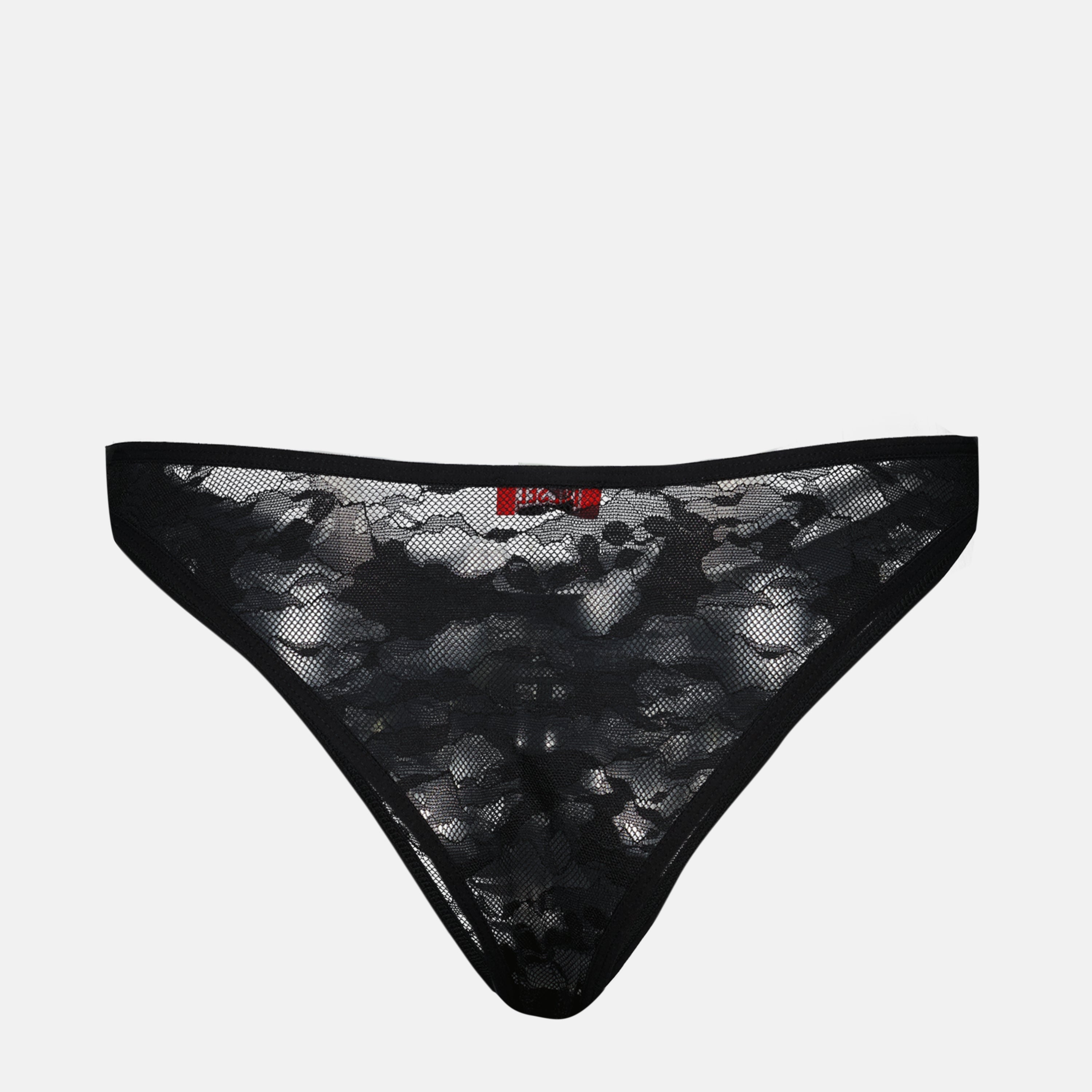Roupa íntima e homewear Tanga Punchy en dentelle Diesel Preto Femme