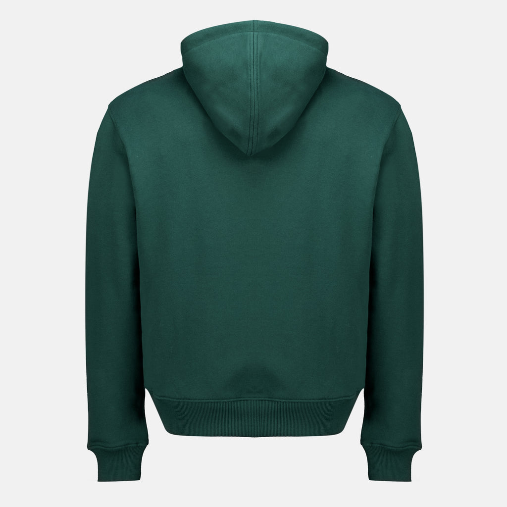 Sweatshirts AMI Heart Grüne Zip-Up Jacke Ami PARIS Vert Homme