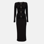 Robes 오르빗 드레스 Christopher Esber Noir Femme