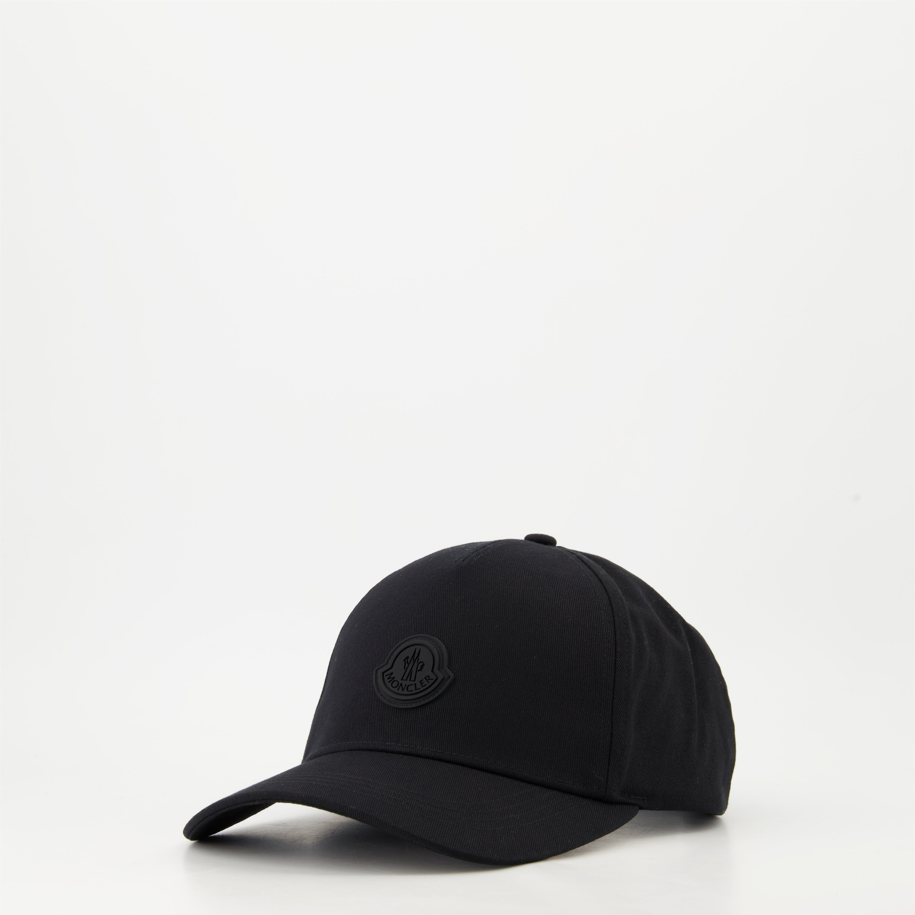 Chapeaux, casquettes et bonnets Casquette à logo Moncler Noir Homme