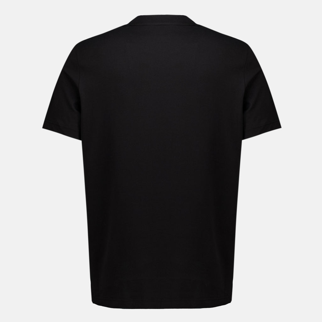 T-shirts Camiseta Negra con Logo Moncler Noir Homme