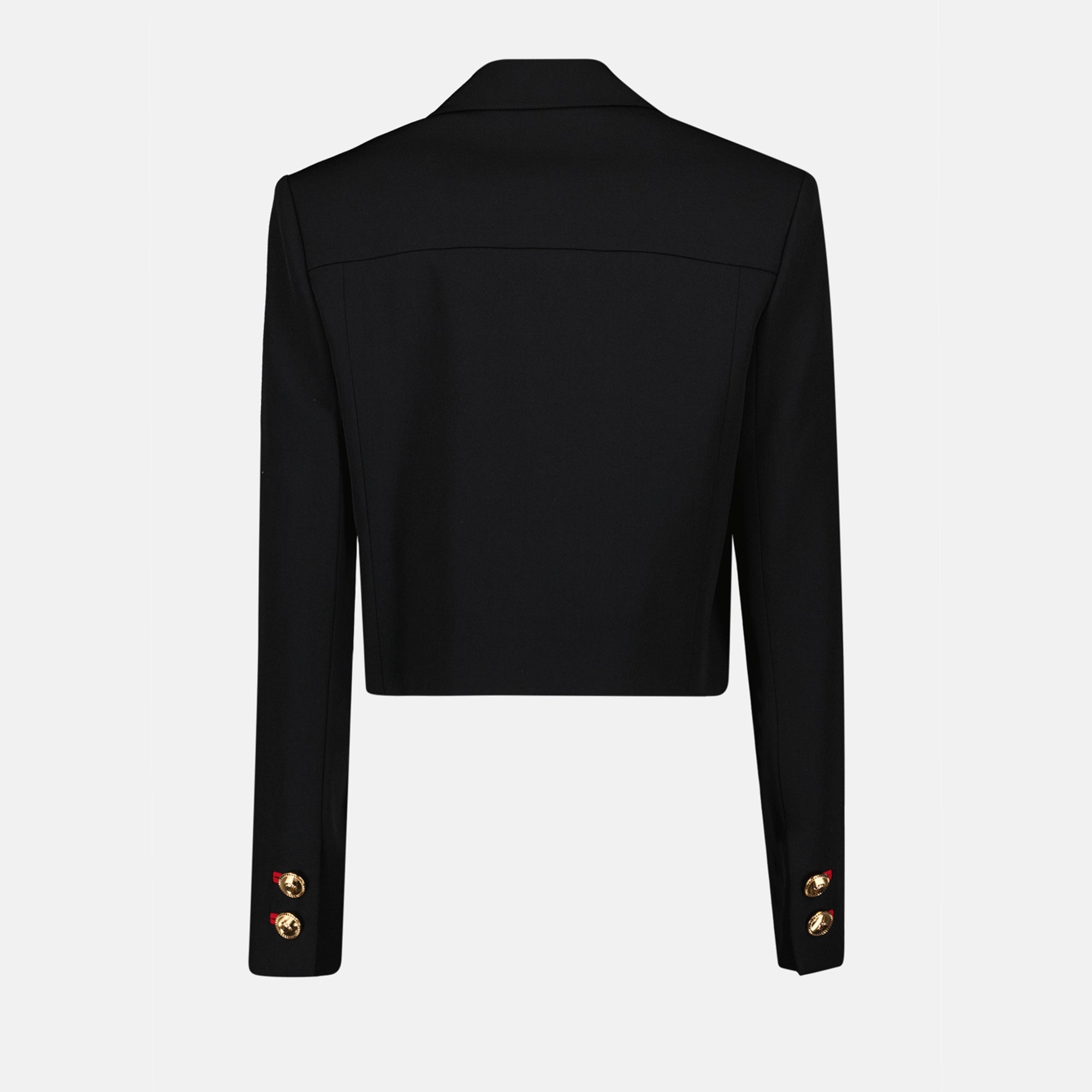 Vestes Veste courte en laine Versace Noir Femme