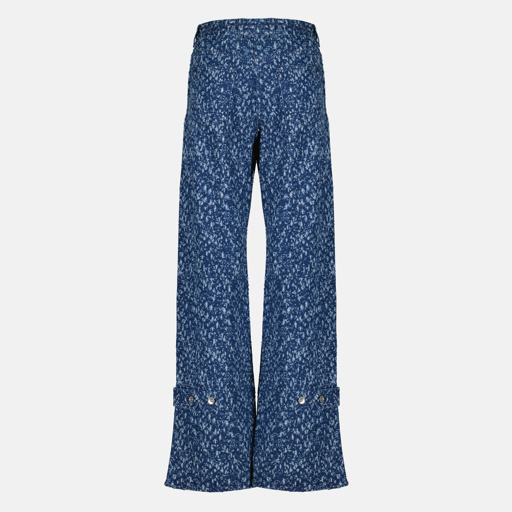 Image de l'article Jean bleu en coton de la marque Rabanne pour Femme - Saison Printemps-Été 2026 - Vue de Dos