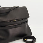 Bolsas de mão e de ombro Sac Tie Me medium Moschino Preto Femme