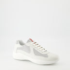 Baskets アメリカズカップスニーカー Prada Blanc Homme