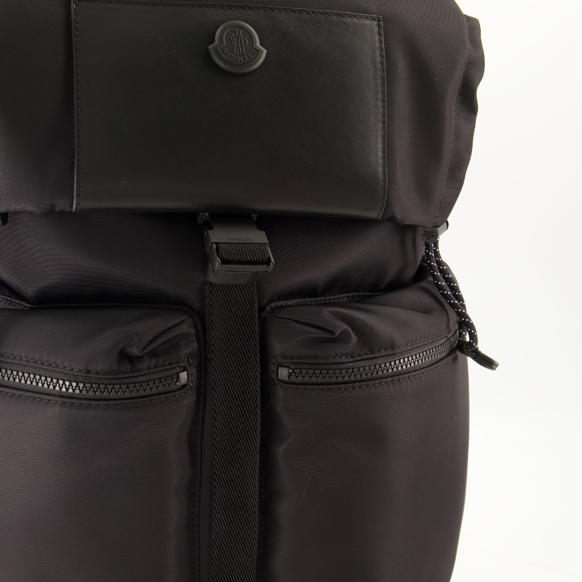 Sacs à dos Zaino Kenton in Drill Nero Moncler Noir Homme