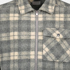 Chemises Tartan Hemd Moncler Gris Homme
