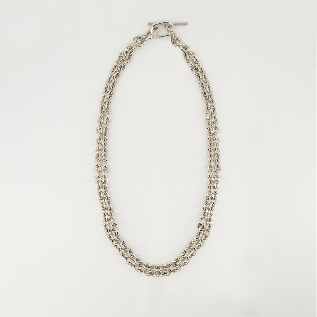 Joias Colar XS Link Rabanne Prata Femme