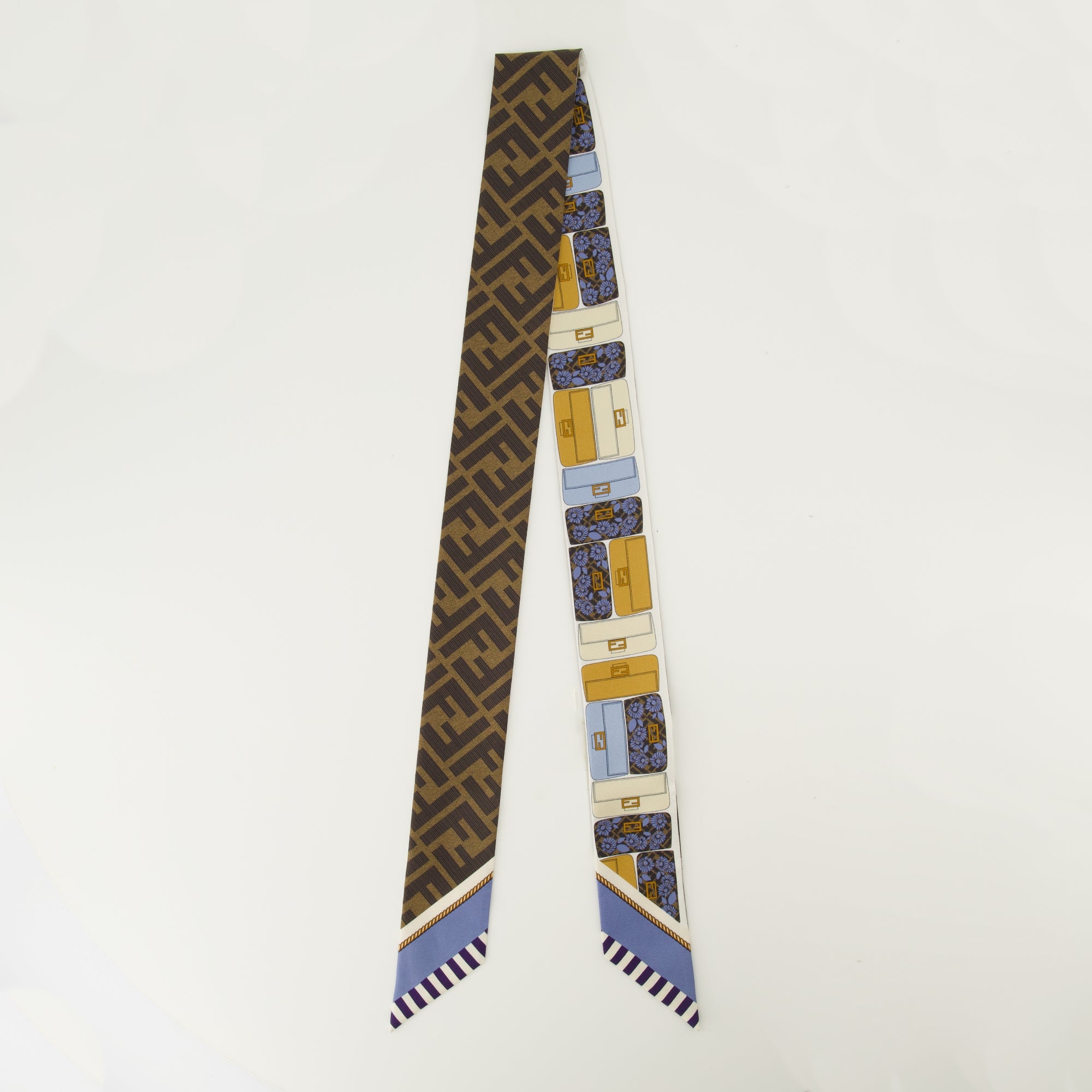 Image de l'article Bandeau en soie multicolore de la marque Fendi pour Femme - Saison Printemps-Été 2026 - Vue de Face