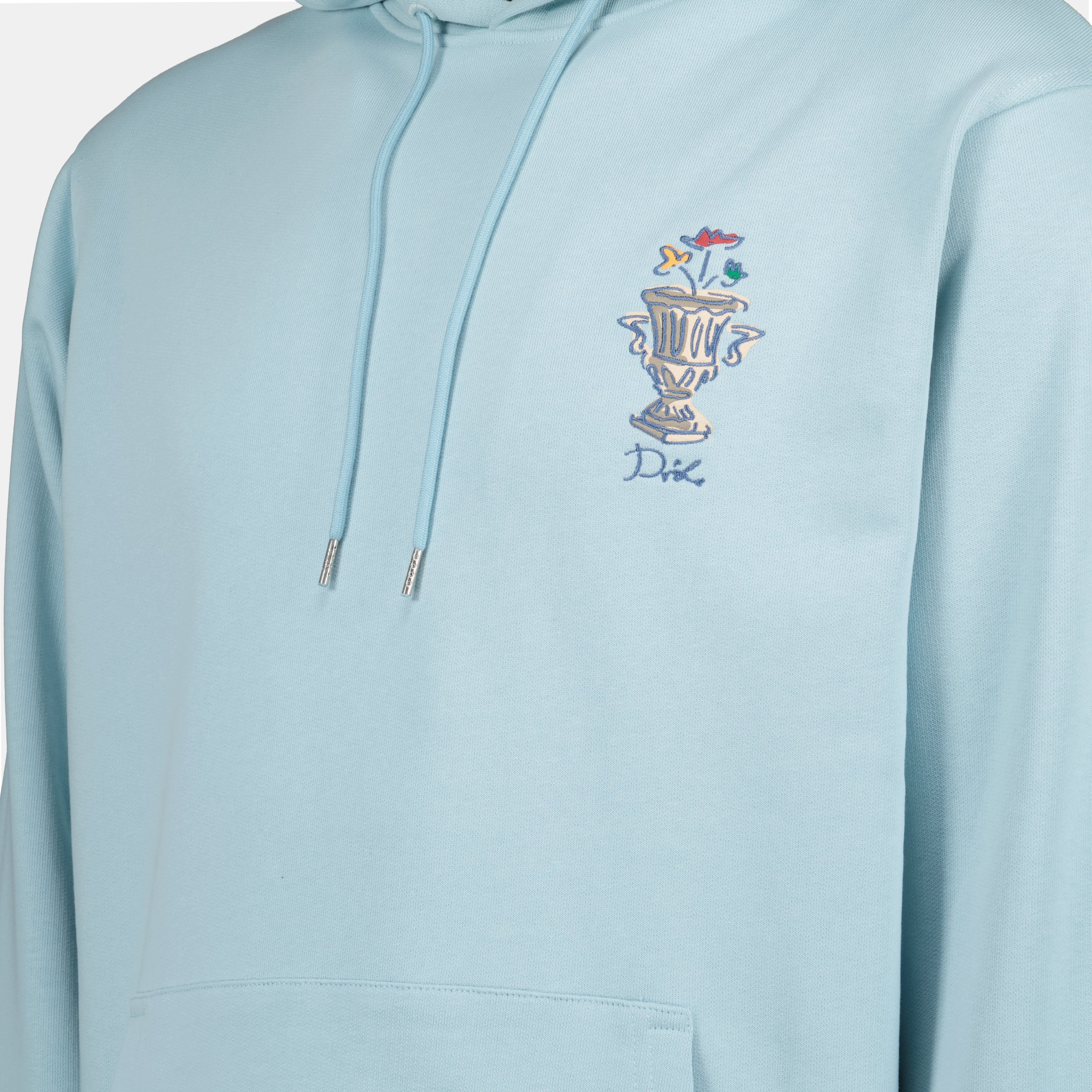 Sweatshirts Sweat à capuche Vase Drole De Monsieur Bleu Homme