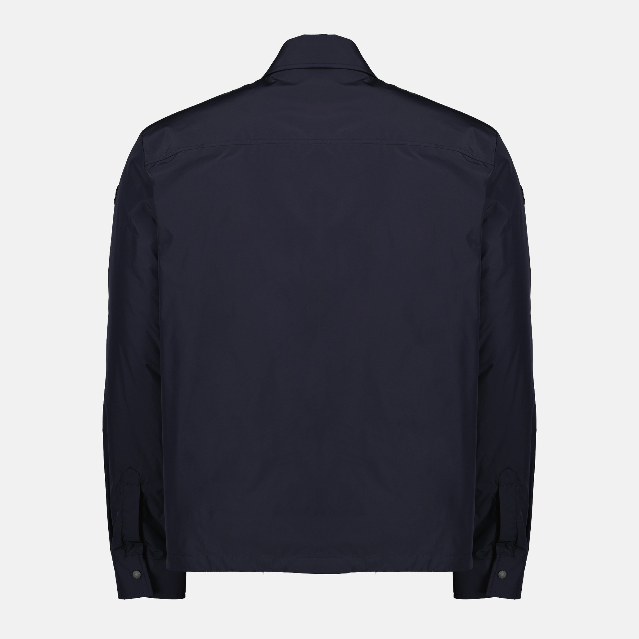 남성을 위한 Moncler 브랜드의 Tollymore 네이비 블루 셔켓 이미지 - 2026년 봄-여름 - 뒷모습