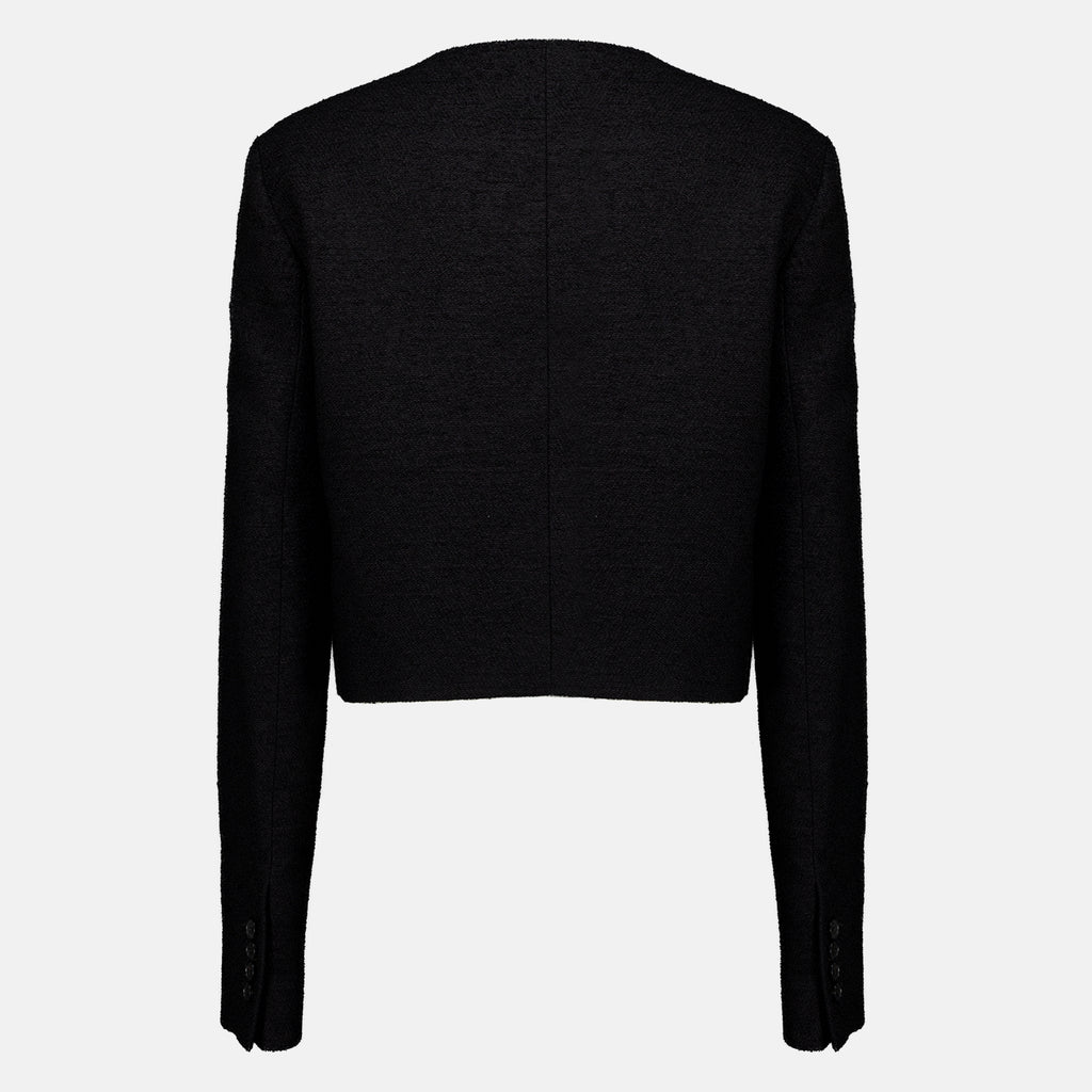 Vestes Veste en laine bouclée Fendi Noir Femme