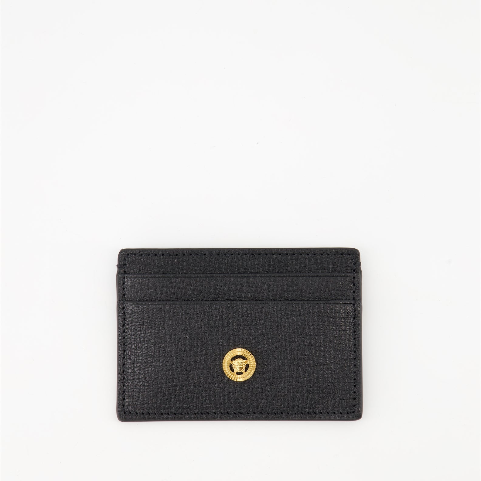 Small leather goods Medusa Biggie Leather Card Holder Versace Black Homme