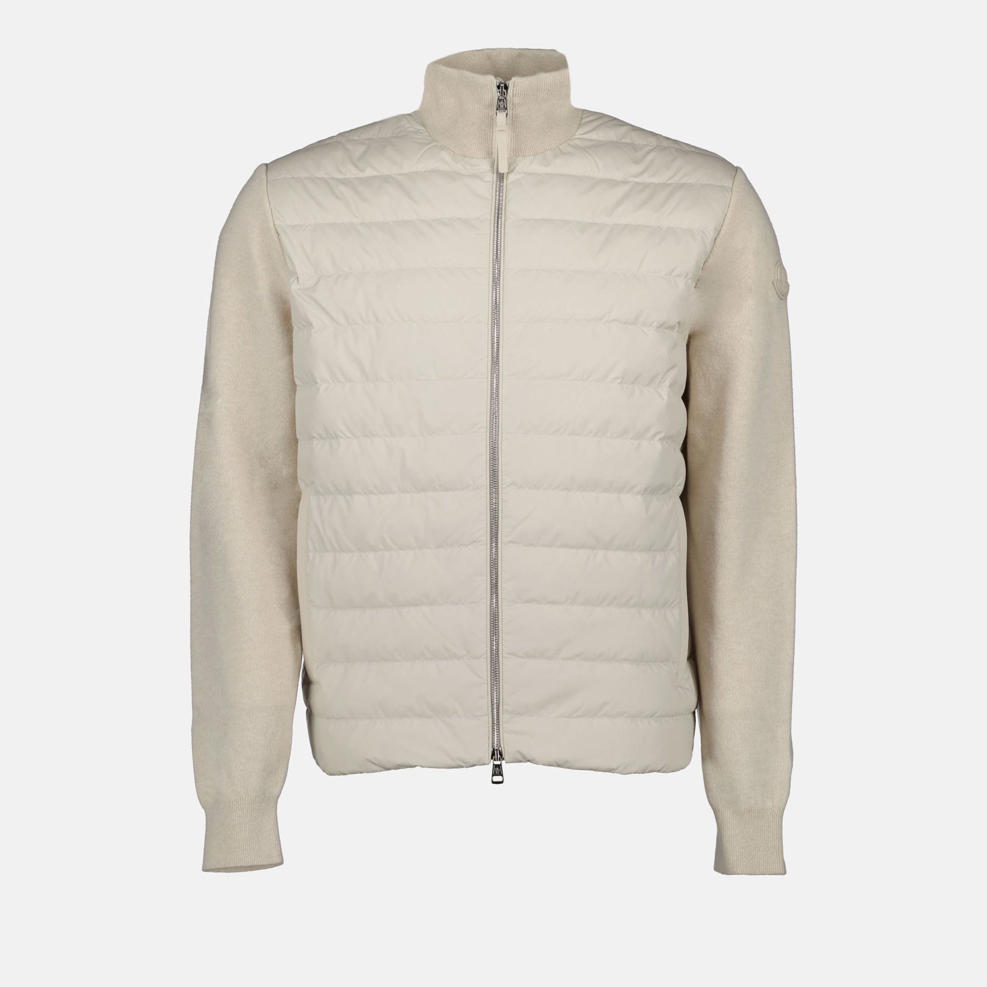 Vestes Veste bi-matière Moncler Beige Homme