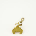 Imagem do porta-chaves em metal em forma de croissant da marca Ami PARIS para Unisex - Temporada Primavera-Verão 2026 - Vista Traseira