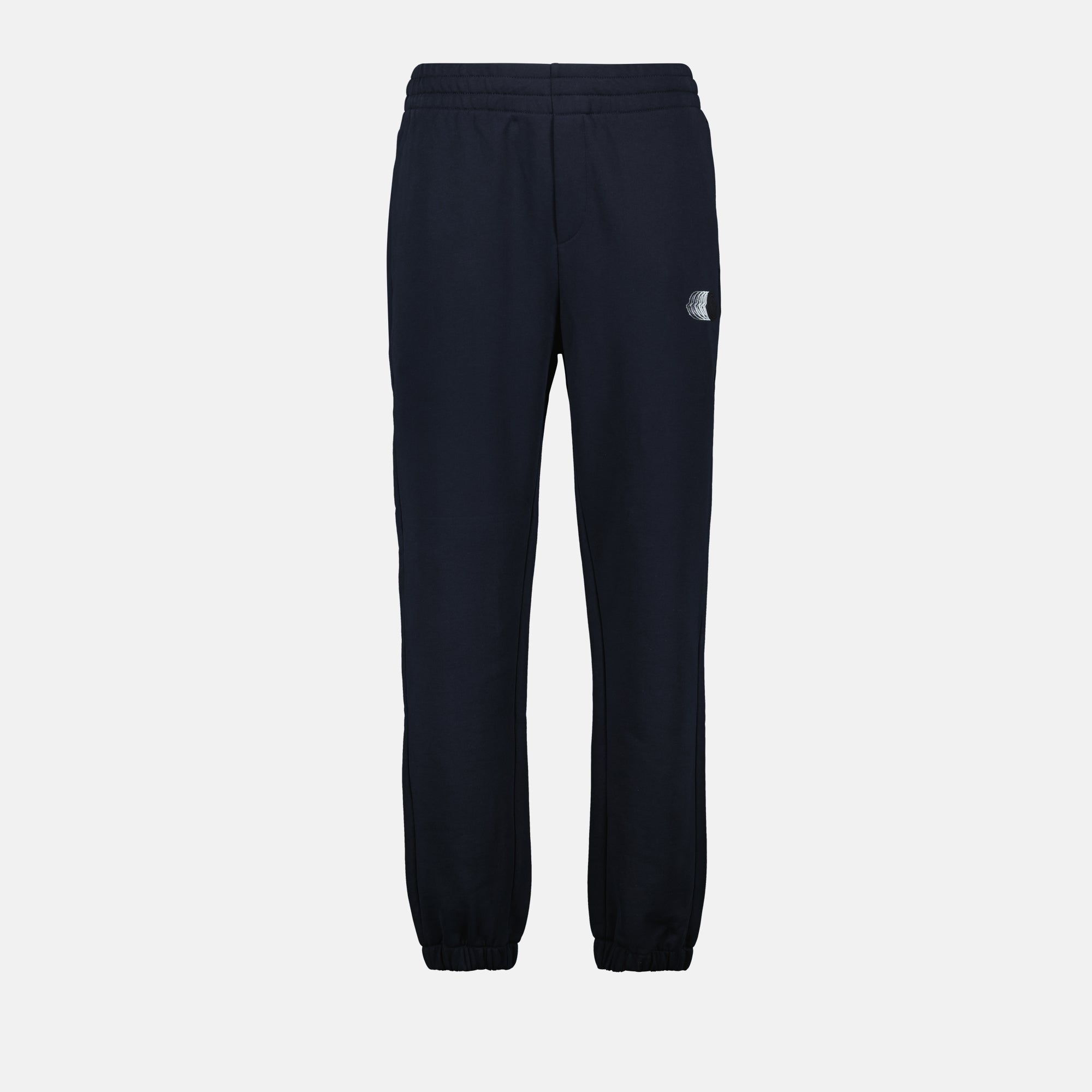 Pantalons Pantalon de jogging à logo délavé Moncler Bleu foncé Homme