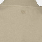 Immagine dell'articolo T-shirt beige AMI a cuore in cotone del marchio Ami PARIS per Unisex - Stagione Primavera-Estate 2026 - Vista Dettagliata_2