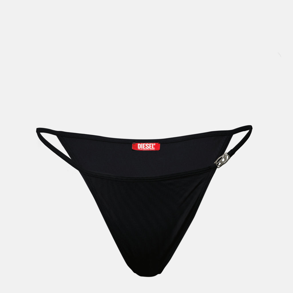 여성용 디젤 브랜드 Abbi-Dnm 검은색 팬티 이미지 - 2026 봄-여름 시즌 - 앞면 보기