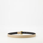 Cinturones Cinturón Delgado Cassandre Saint Laurent Beige Femme