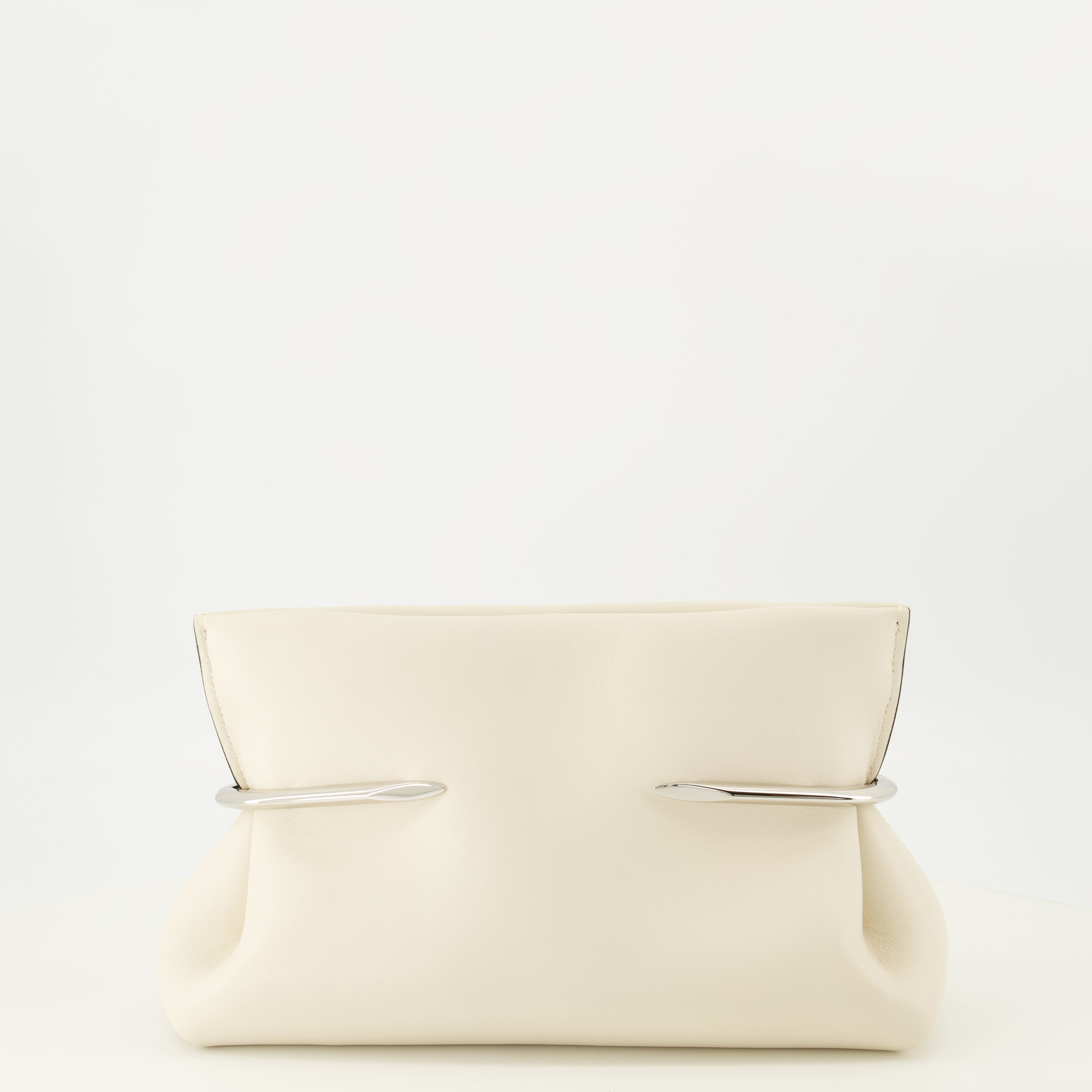 Pochettes Pochette Pinch en cuir nappa blanc Givenchy Blanc Femme