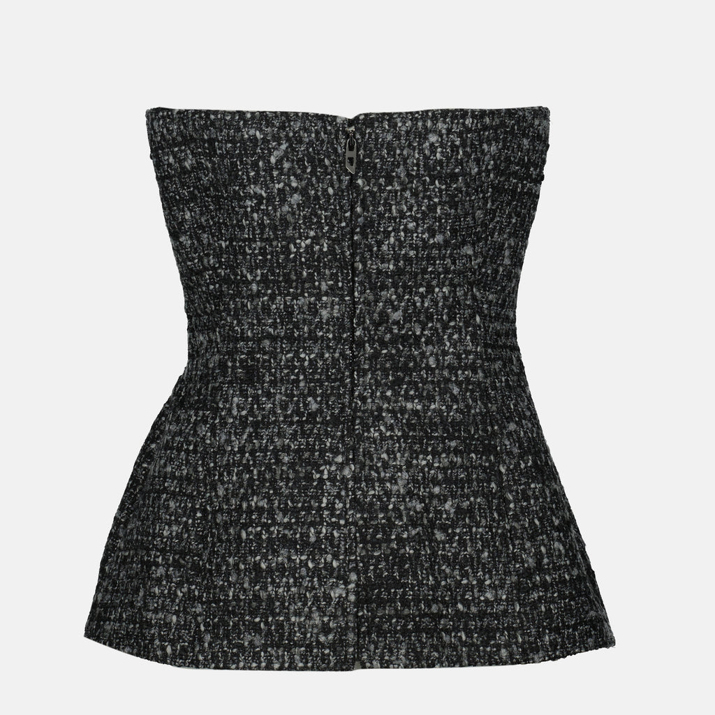 Image de l'article Haut T-Orset gris de la marque Diesel pour Femme - Saison Automne-Hiver 2025 - Vue de Dos