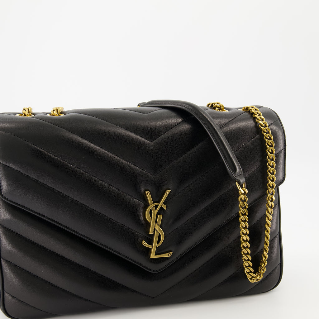 Sacs à main et épaule 라지 루루 백 Saint Laurent Noirr Femme