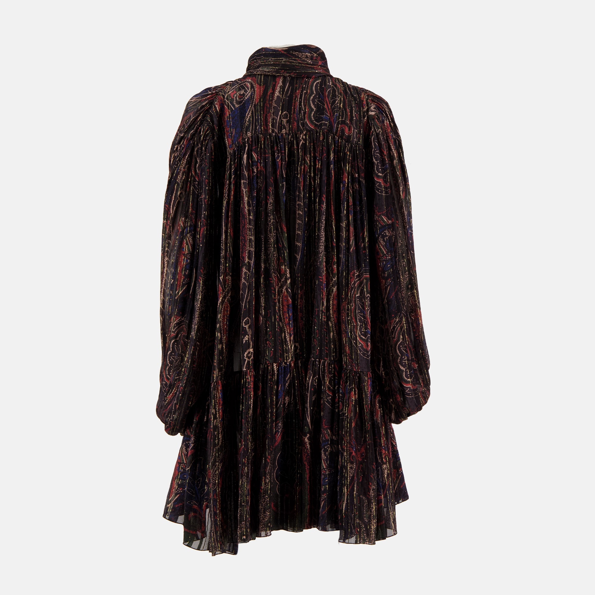 Kleider Lavalier Kleid Saint Laurent Lila Femme