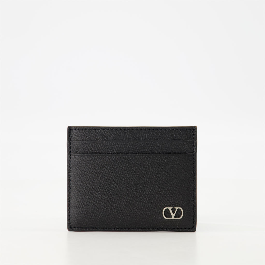 Small leather goods Porte-cartes VLogo Signature Valentino Garavani Black Homme