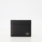 Small leather goods Porte-cartes VLogo Signature Valentino Garavani Black Homme