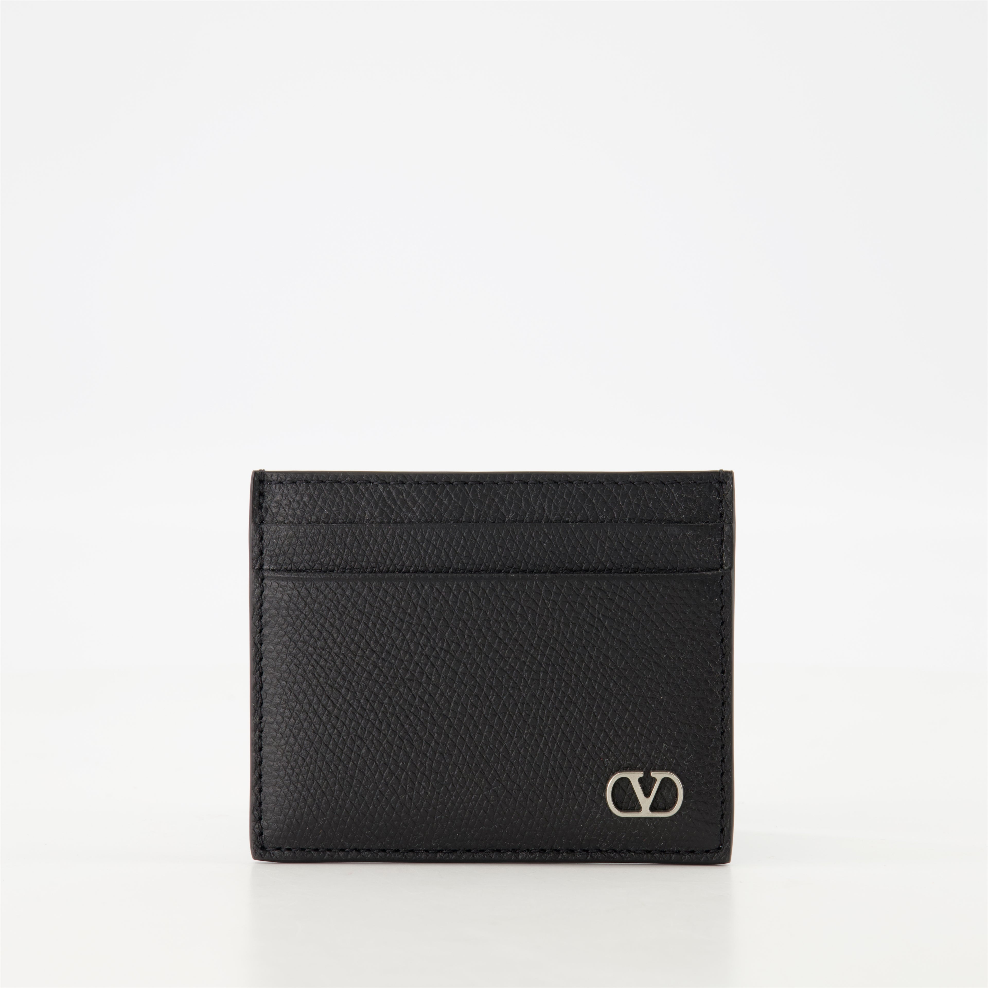 Pequeños artículos de cuero Porte-cartes VLogo Signature Valentino Garavani Negro Homme