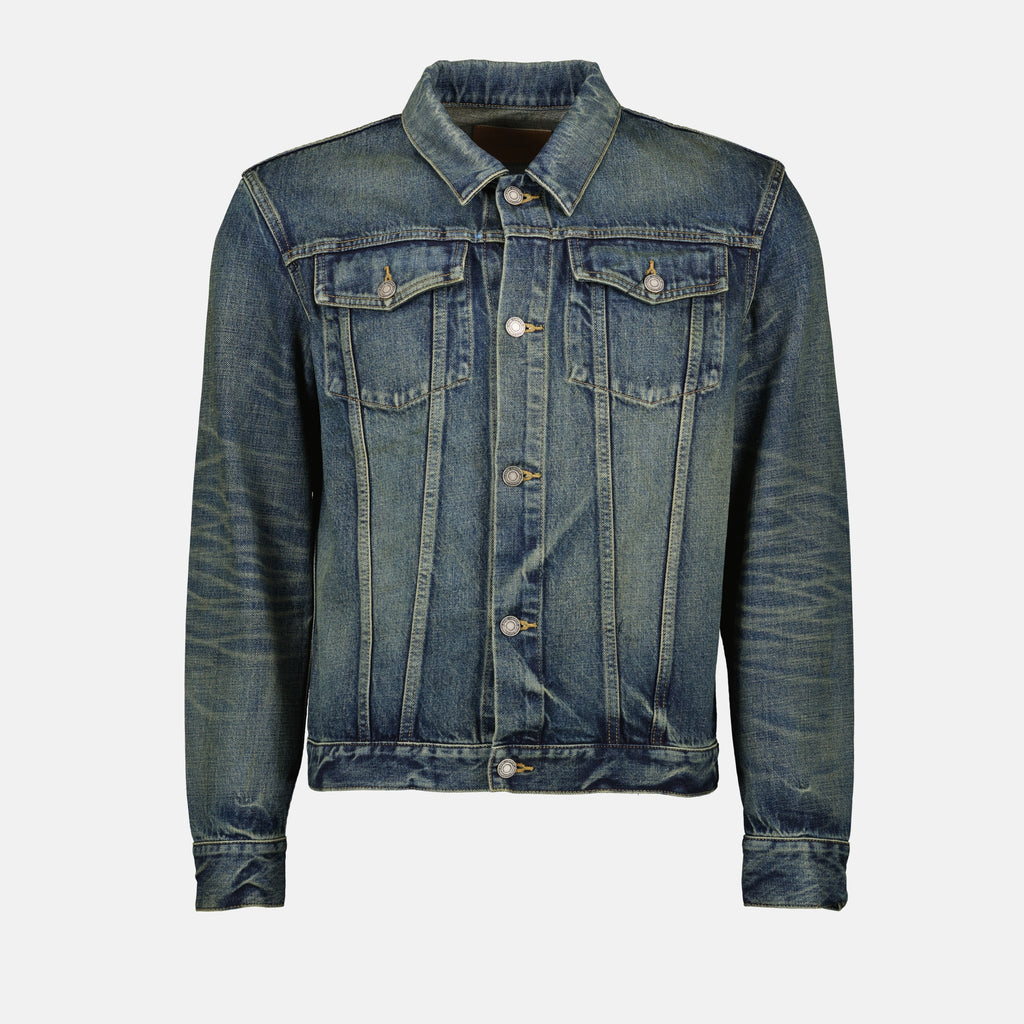 Vestes Veste en jean Saint Laurent Bleu Homme