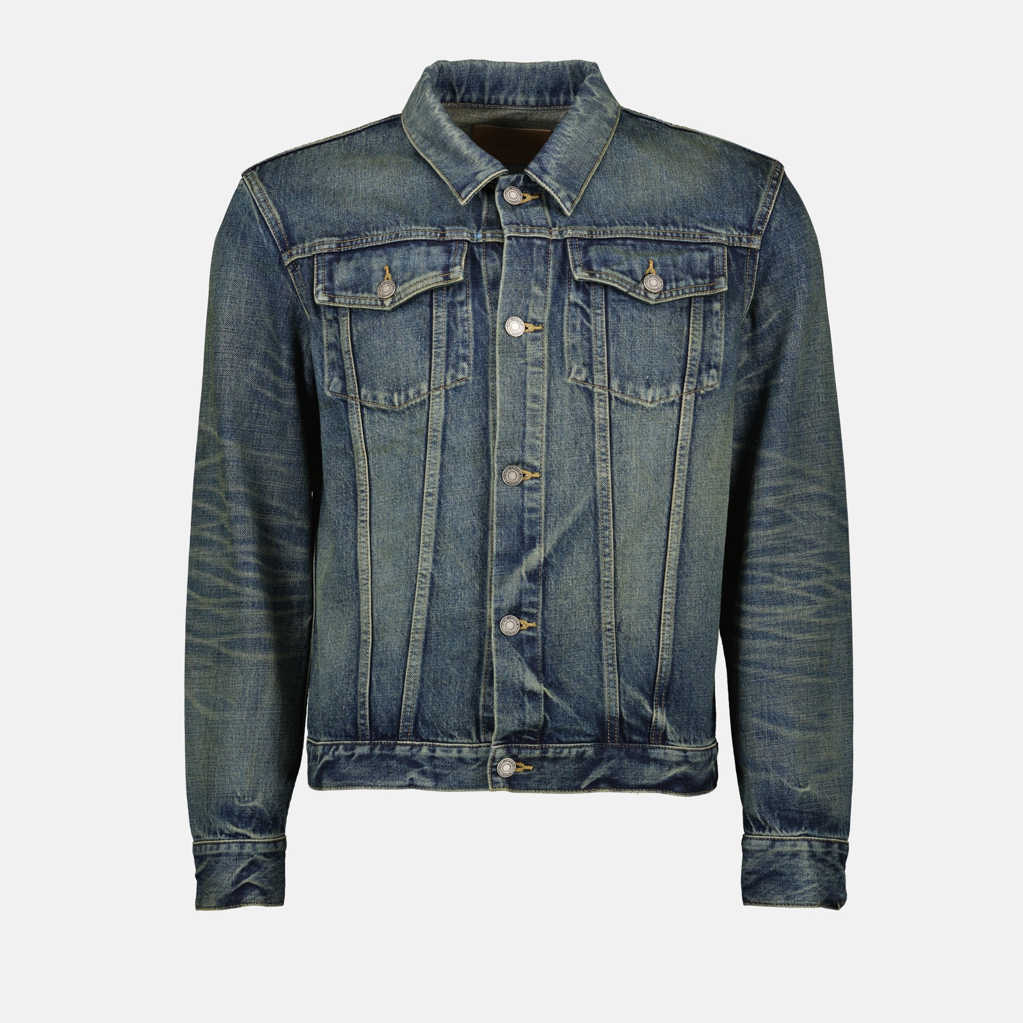 Vestes Veste en jean Saint Laurent Bleu Homme