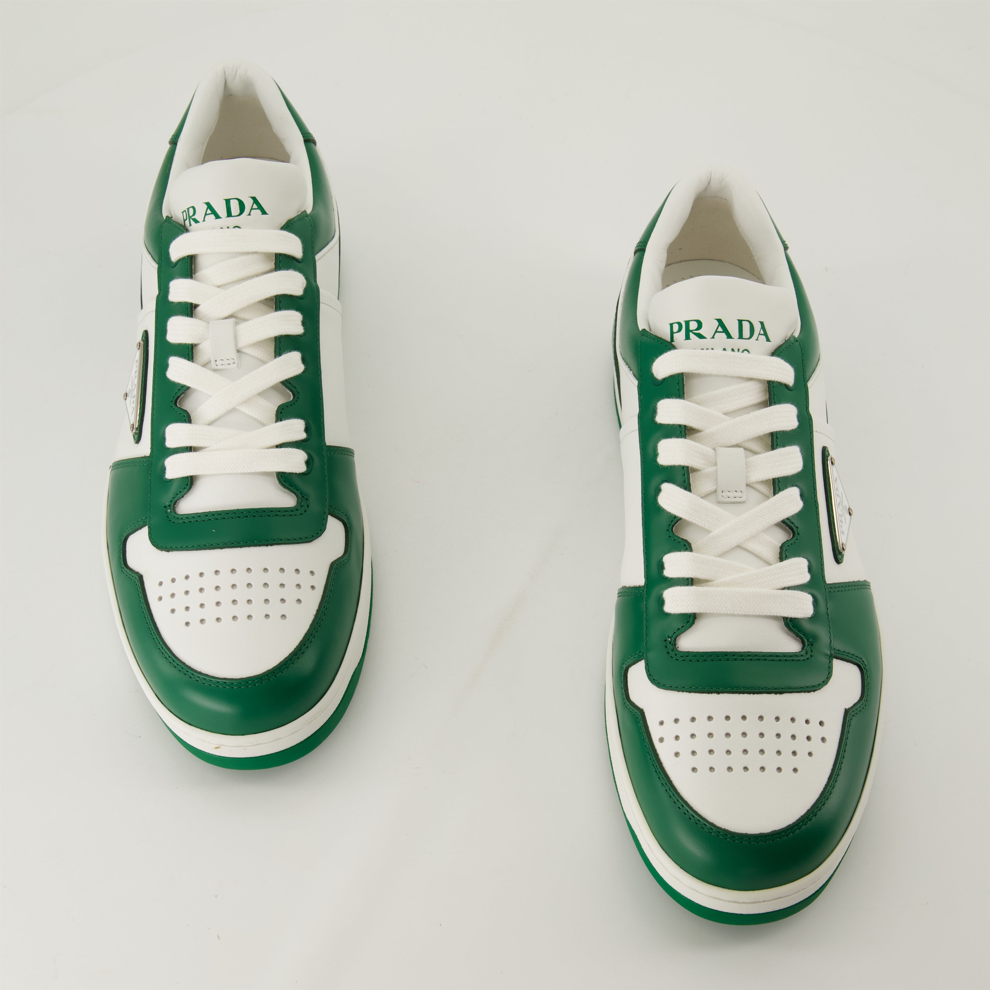 Baskets Baskets Downtown Prada Vert Homme
