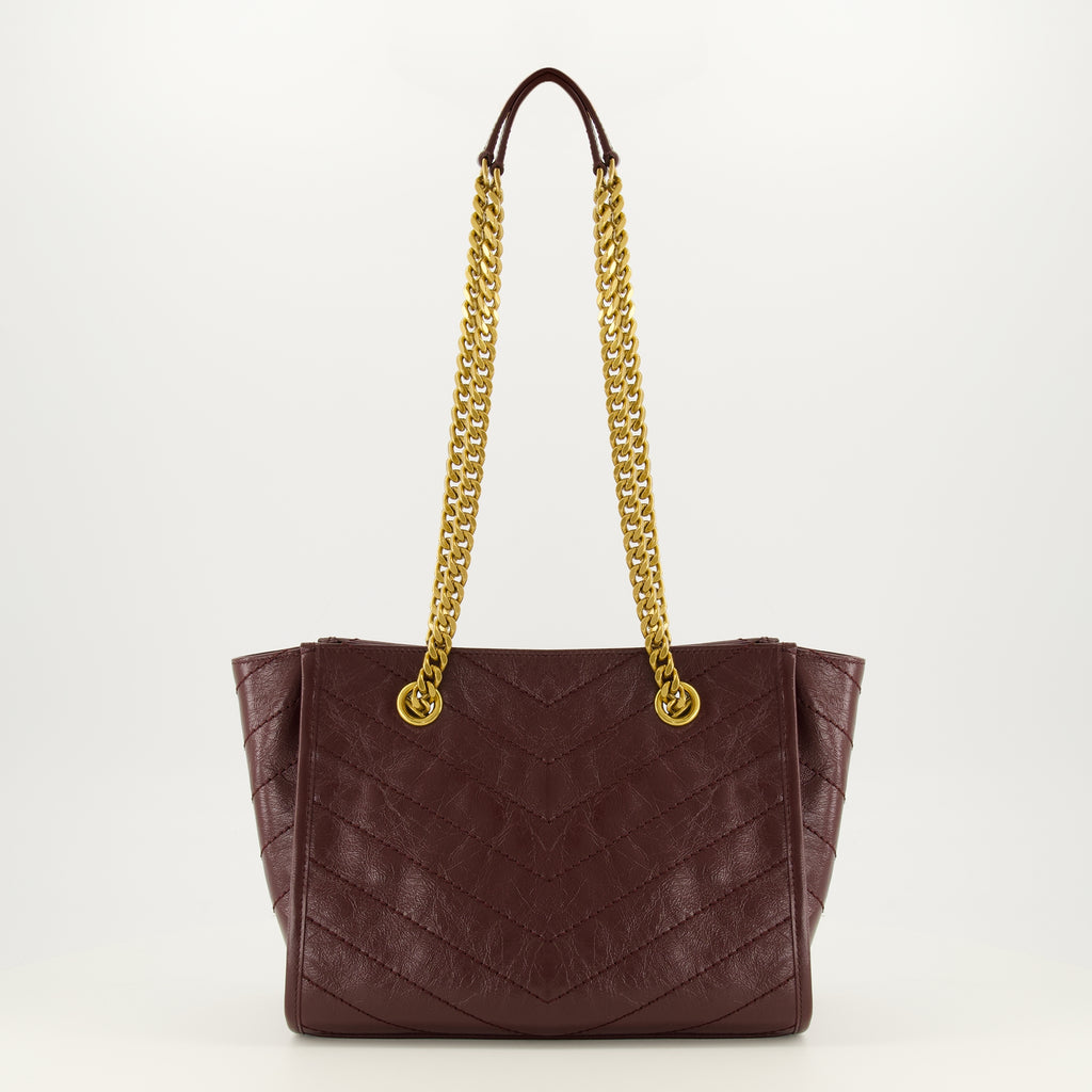 Sacs à main et épaule Niki Shopping small bag en cuero burdeos Saint Laurent Bordeaux Femme