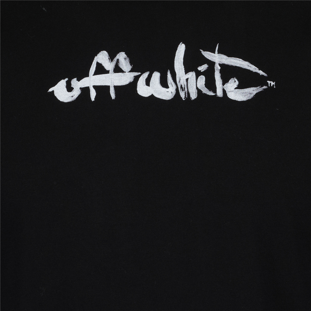 Camisetas OMAA027F22JER009 1001 black white Off-White Negro Homme