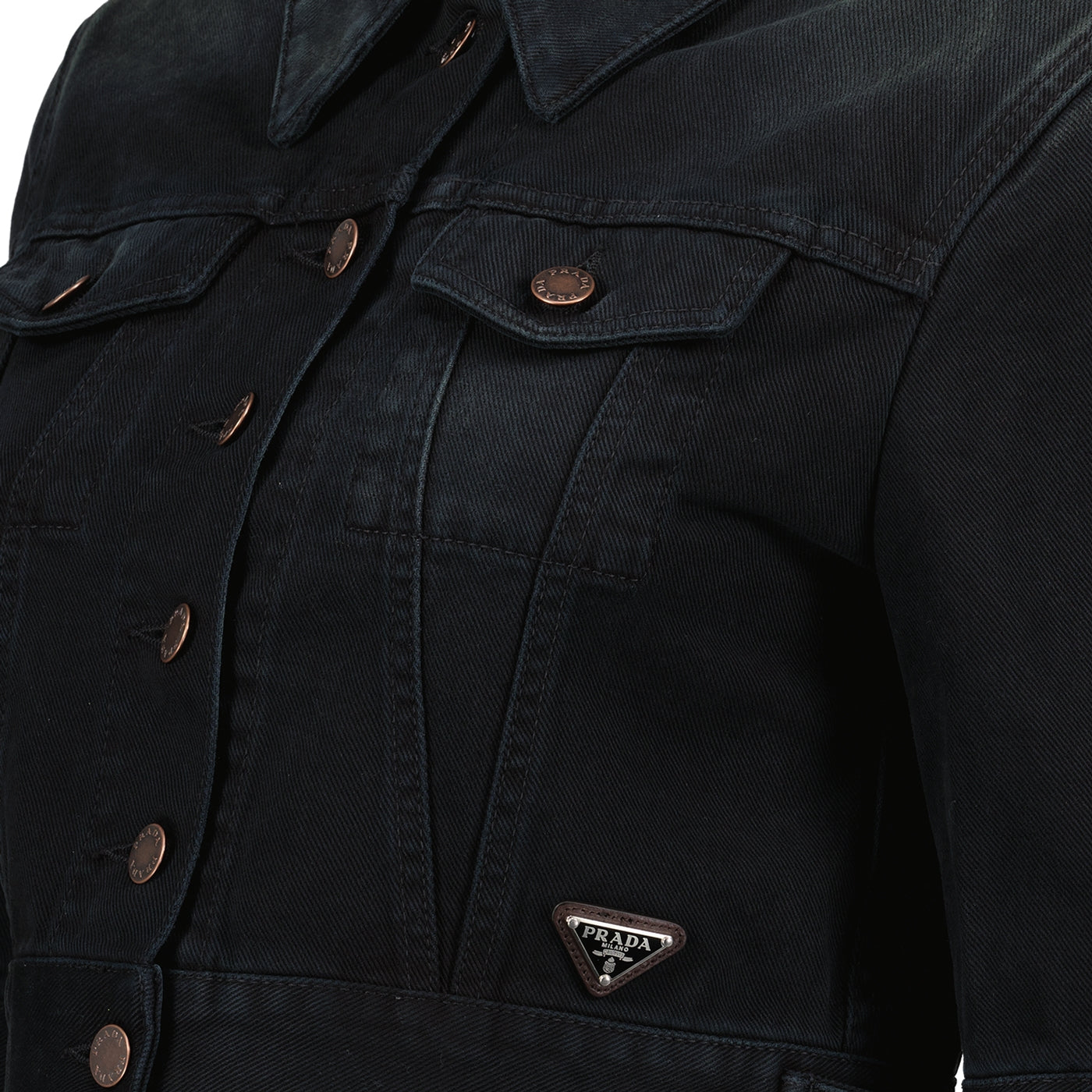 Vestes Veste en jean Prada Noir Femme