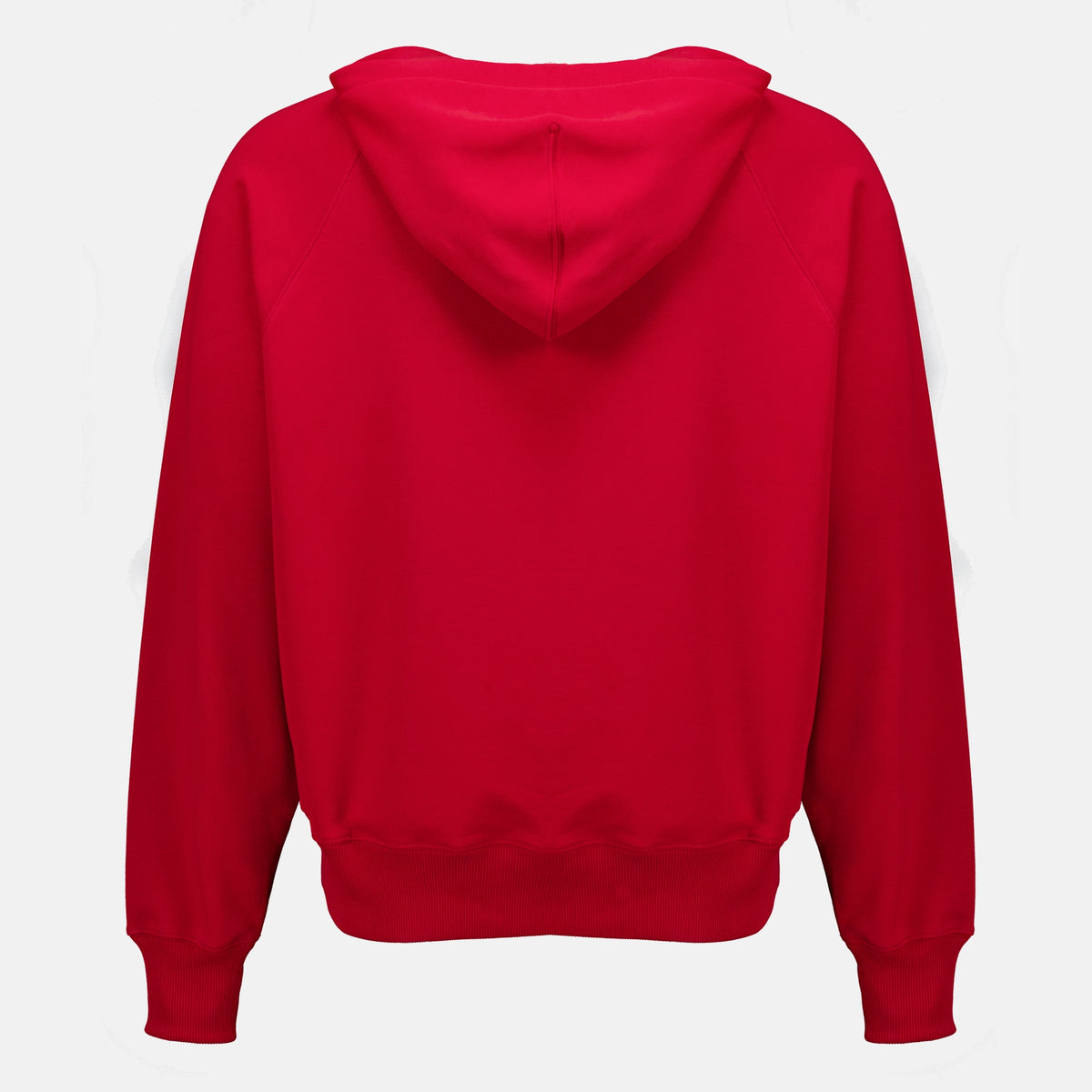 Sweatshirts Red Embroidered Hoodie Ami PARIS Rouge Unisexe