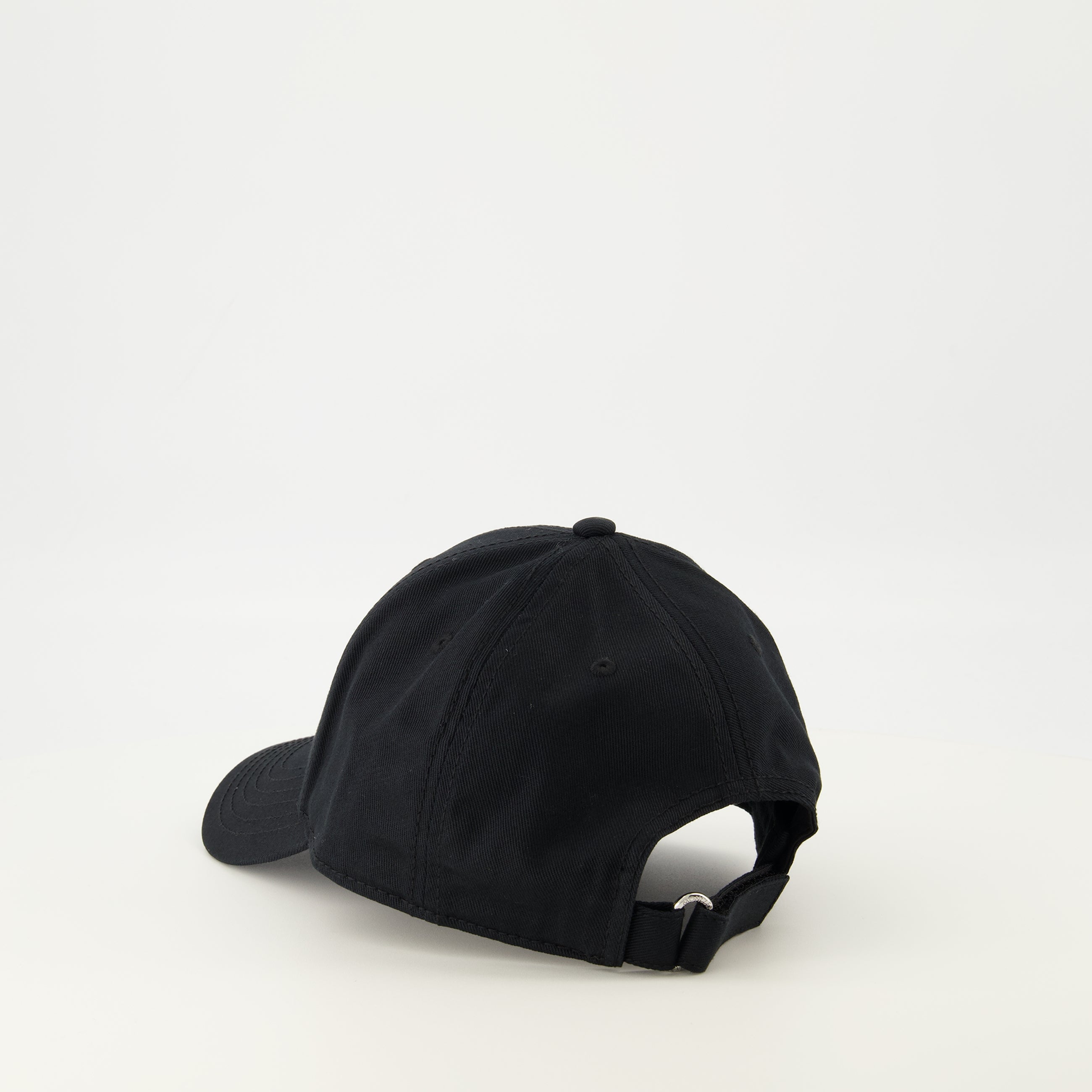 Image de l'article Casquette à logo noir de la marque Moncler pour Femme - Saison Printemps-Été 2026 - Vue détaillée_2