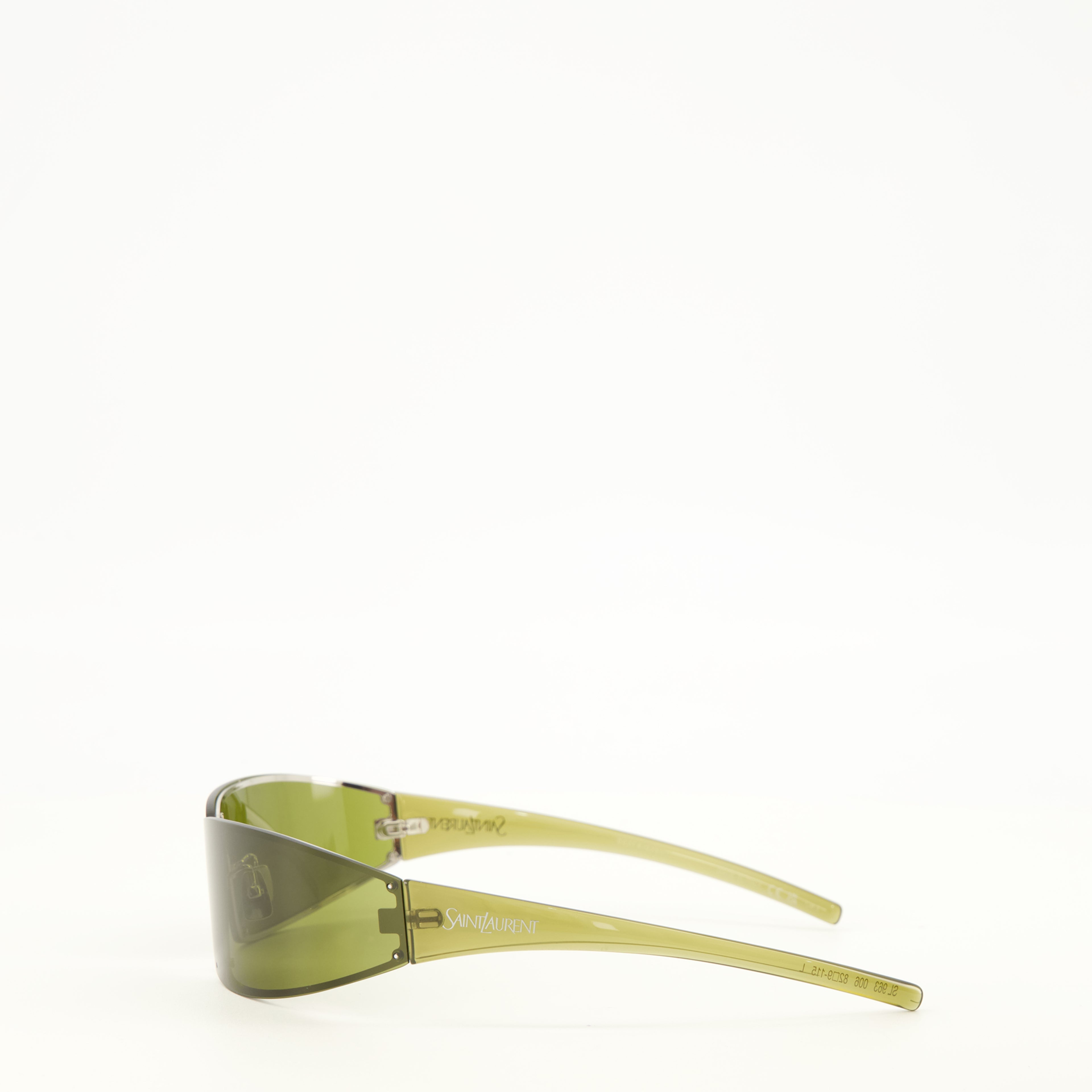 Lunettes SL 963 Óculos de Sol Verdes Saint Laurent Vert Unisexe